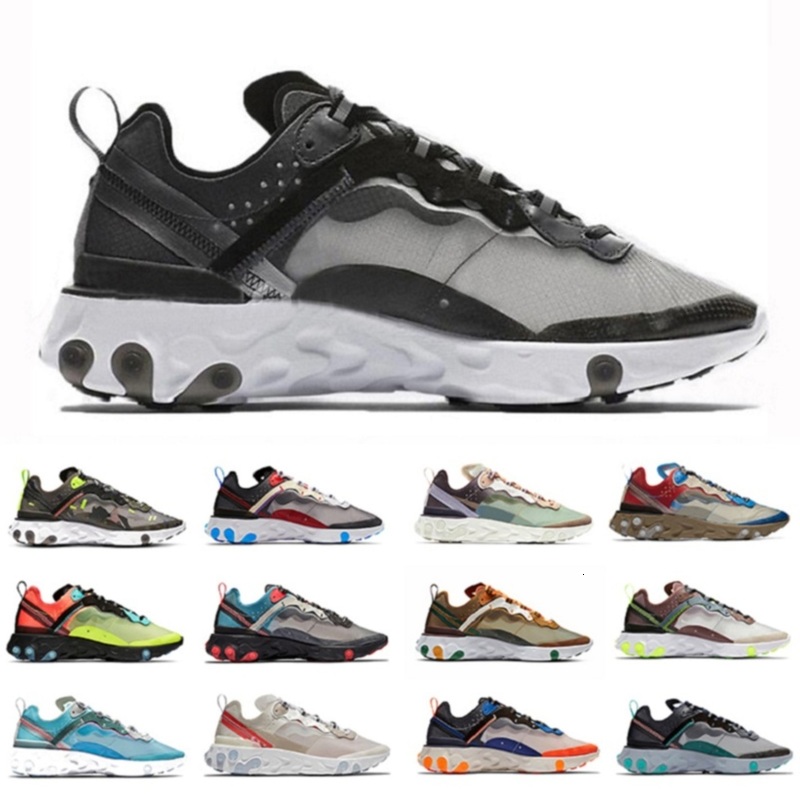 

Black white NDERCOVER X React element 87 Total Orange Mens React 87s mens running shoes Sandals Outdoor men women sports trainers sneakers