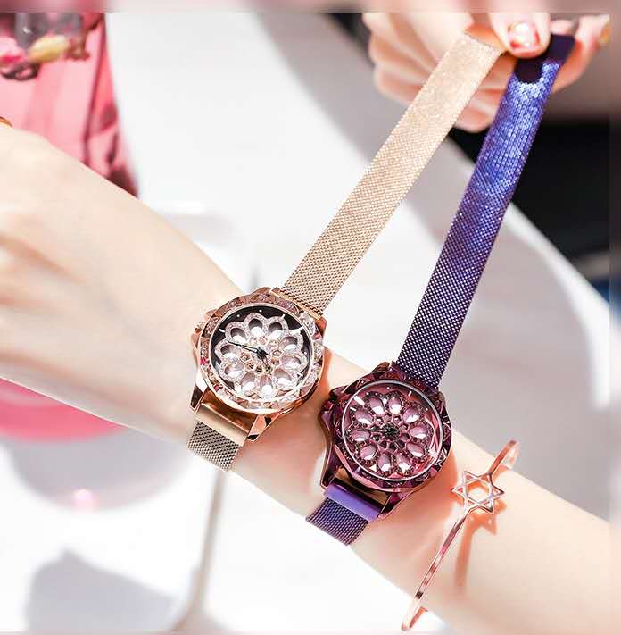 

Have Fun shoppingGood luck women's watch, hot selling 2020 new women's watch, beautiful women's watch, fashion and beautiful flowers, Violet