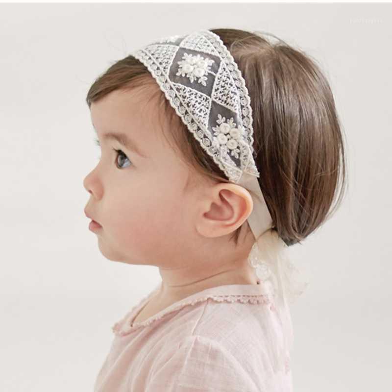

CN Baby Lace Hair Bands For Girls Kids Floral Turban Toddler Headband Newborn Gifts Princess Hair Accessories1, As the picture