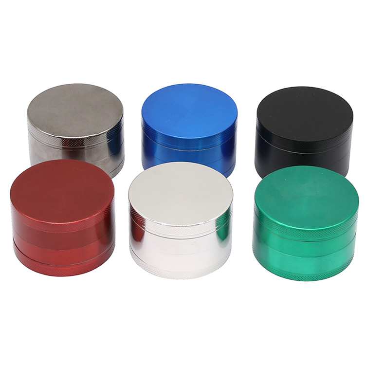

Herb Grinder 45mm 4 Layers Metal Grinders Smoking Zinc Alloy flat Surface Herbal