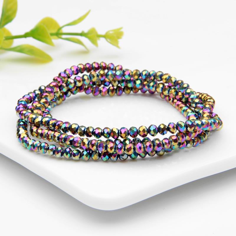 

Hesiod New Adjustable Multilayer Colorful Beads Bracelet Bangle for Women