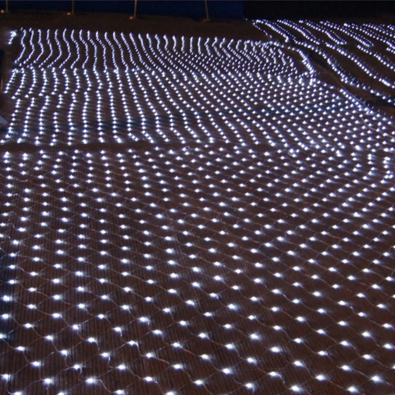 

1.5mx1.5m 96LED Net Mesh Fairy web String Light twinkle lamp Lighting Christmas Xmas Wedding Garland Party Decor 4 color choose Y201020