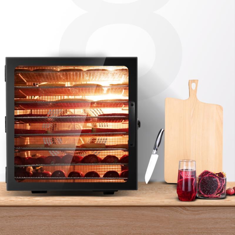 

8 Layer Dryer Stainless Steel Fruit Vegetable Pet Meat Air Dryer Electric Dehydrator1