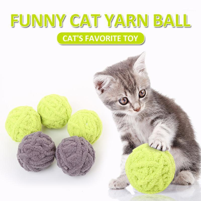 

1pcs High-quality Wool Yarns Pet Cat Rolling Ball Toys Kittens Scratch Ball Toys for Solving Boredom Pet Cat Interactive1