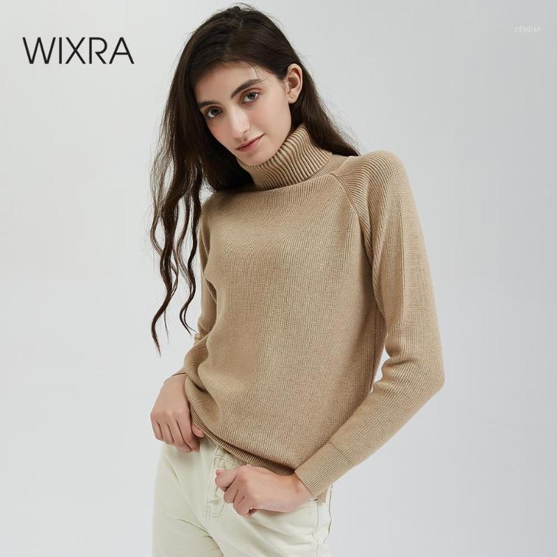

Wixra Thick Turtleneck Warm Women Sweater Knitted Female Pull High Elasticity Female Solid Pullovers Autumn Winter1, Black