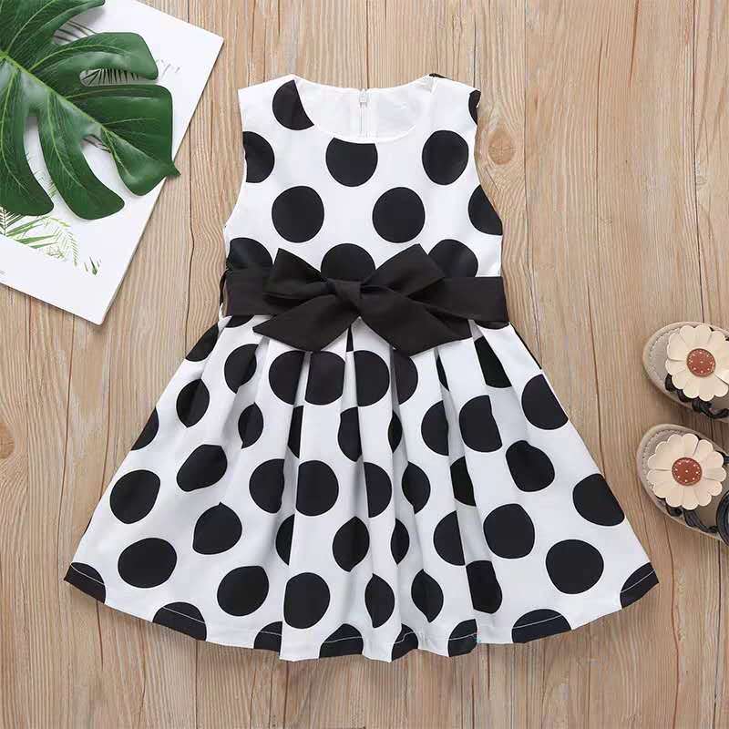 

Sleeveless Polka Dot Cinderella princess lace Dress Cute Kids Girls Dress Costume Prom Baby Free Shipping, Photo color