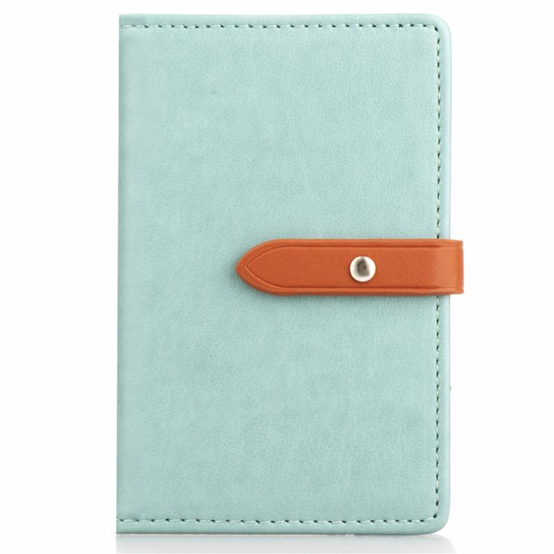 

Stick On Pocket Case PU Leather Adhesive Sticker Pouch Secure Back Universal Multifunctional Wallet Fashion Phone Card Holder, Red