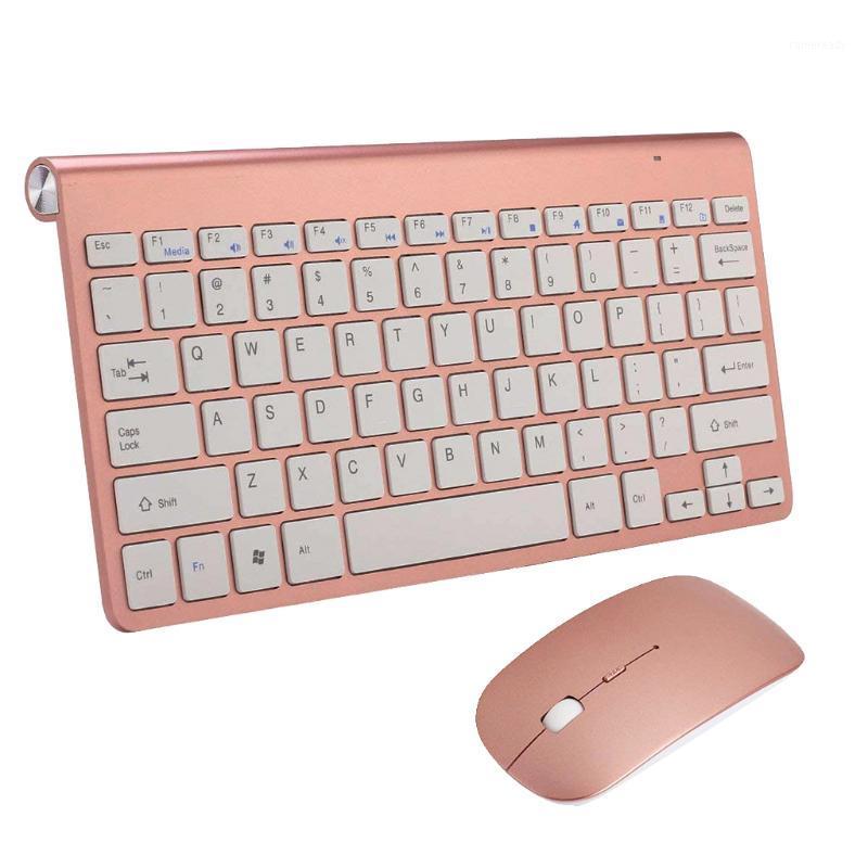 

2.4Ghz Waterproof Wireless Keyboard & Mouse Combo Set For PC Laptop Computer Desktop Mice Keyboard Kit With USB Receiver1