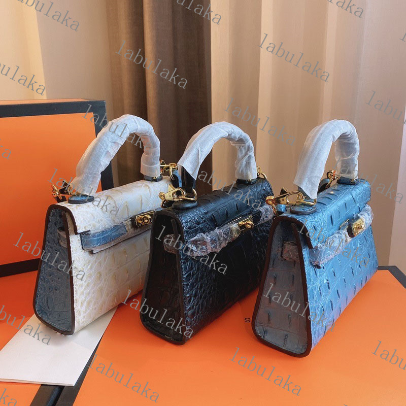 

Hot solds luxurys designers Handbags Purses Bag Women Tote Brand Kelly Bag Premium crocodile pattern Shoulder Bags crossbody bag, No sell separate gift/no pay