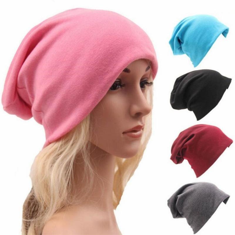 

LJCUIYAO New Adult Warm Fashion Hat Autumn Spring Cotton Hip Hop Cap Men Women Multicolor Beanie Elastic Wholesale Retail 2020, M202 white
