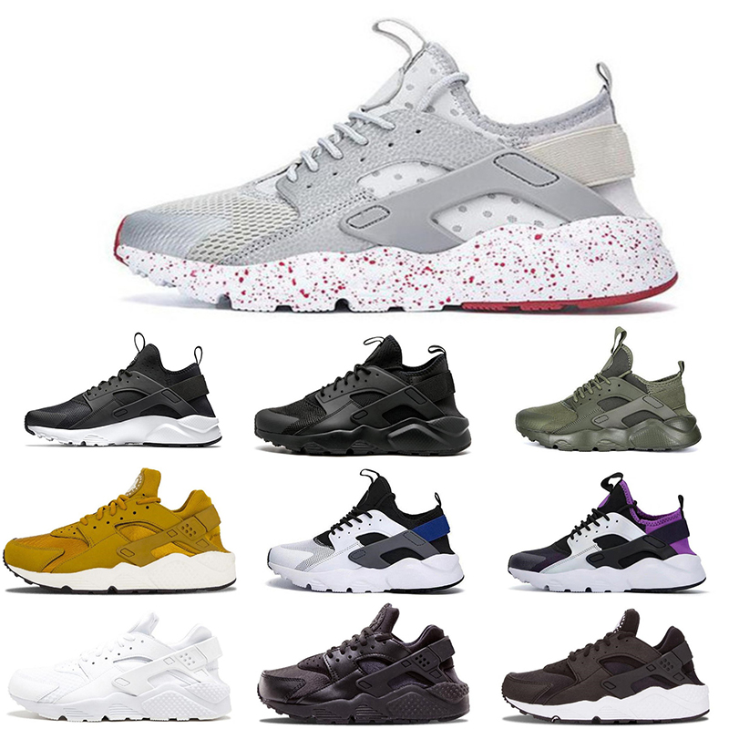 

Huarache 4 IV Men Women Shoes Running Shoes Black Red White Sports Trainer Cushion Surface Breathable Shoes 36-45, 11
