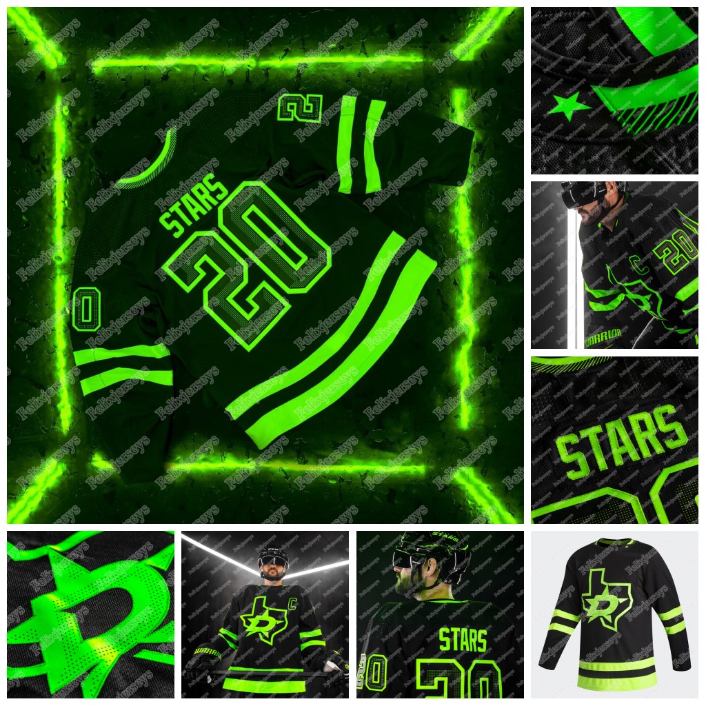 

Youth Dallas Stars 2021 Blackout Third Jersey Tyler Seguin Jamie Benn Klingberg Miro Heiskanen Alexander Radulov Roope Hintz Corey Perry, 2020 all star white men size:s-3xl