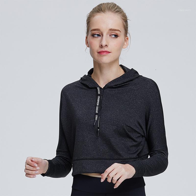 

Black Hat T-shirt Yoga Fitness Jacket Sports Hat Fitness Long Sleeve Speed Dry With Long Sleeve Sports Style Top Shirt For Women1