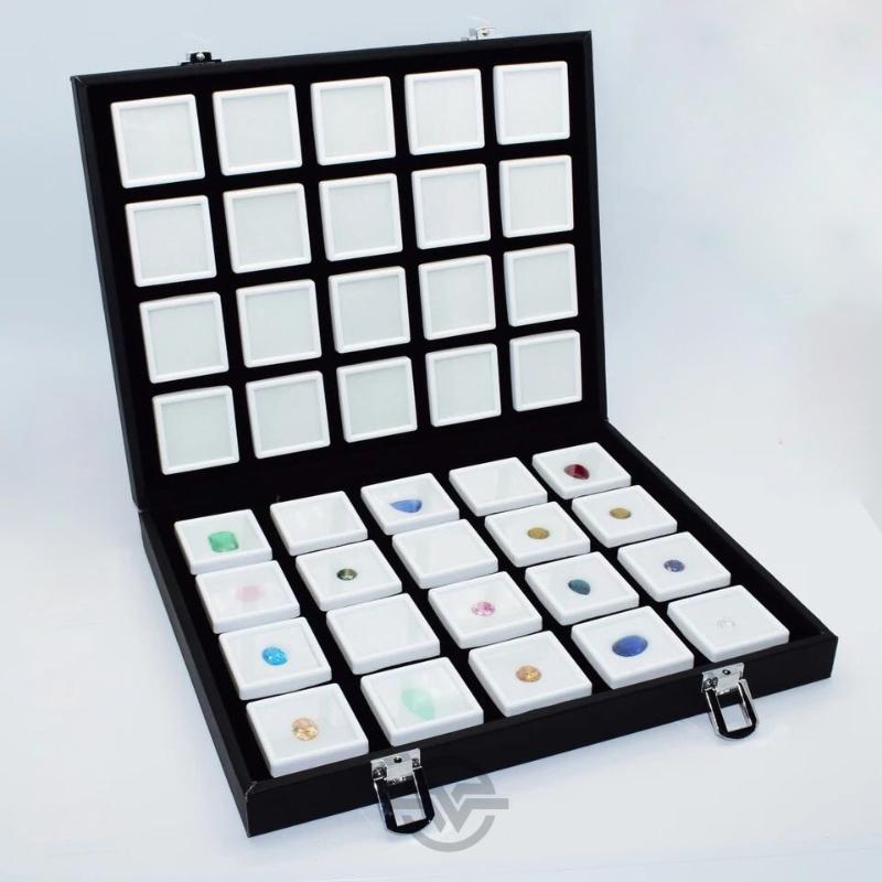 Wholesale Gem Display Multi Taille Boîte en plastique de rangement pour pierres précieuses//diamant