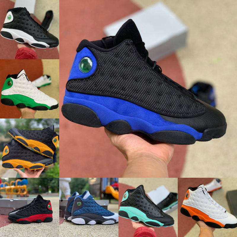 

Jumpman 13 13S Basketball Shoes Mens Grey Toe High Flint Bred Island Green Red Dirty Hyper Royal Starfish He Got Game Black Cat Court Purple
