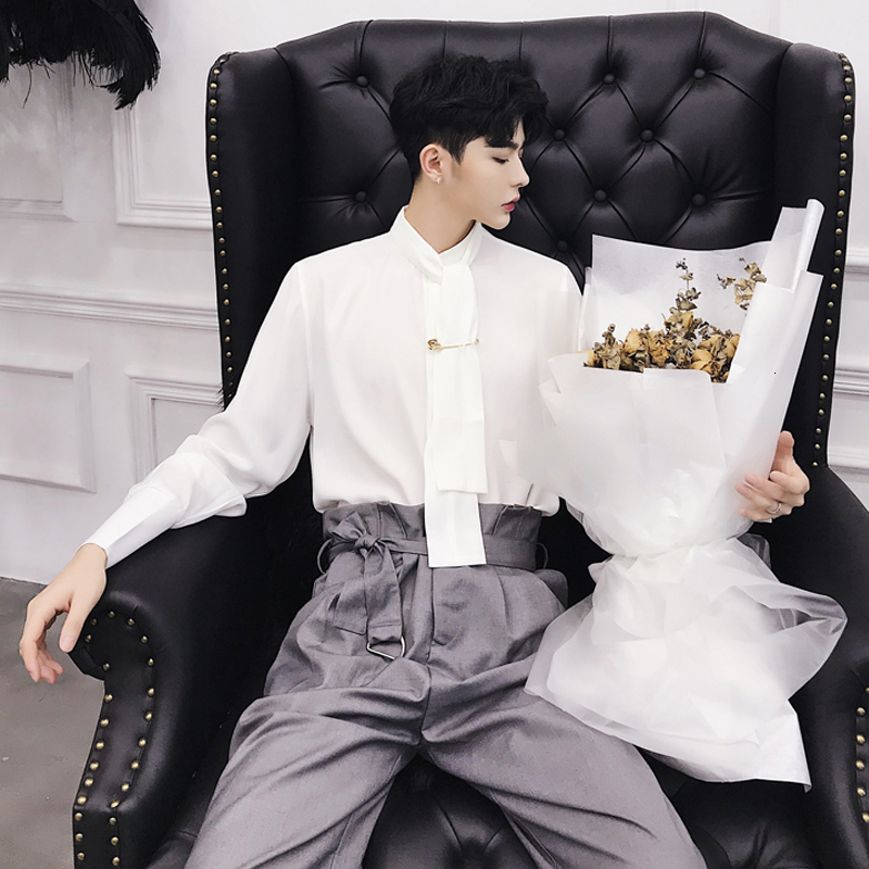 

2021 New Autumn Exquisite Decorative Bow Draped Thin Sleeve Long Popular Male Turtleneck. 1938, Black.