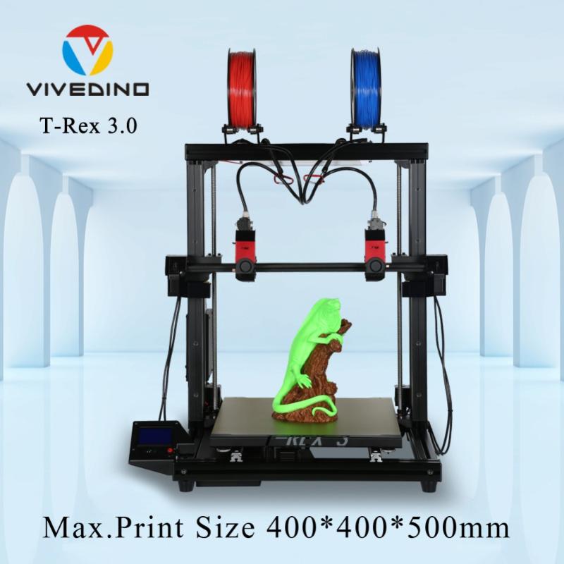 

VIVEDIDO T-Rex 3+ Multifunctional 3D Printer with 8015 Dual Ball Bearing Fan