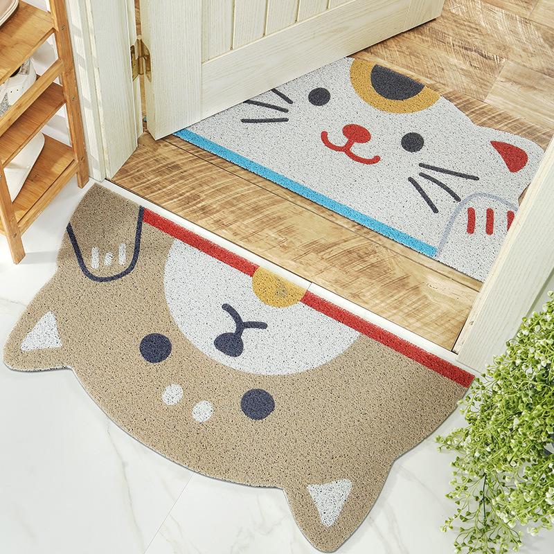 

Cat Indoor Doormat Scrape Wear Resistant Dust Proof Non Slip Door Mat for Front Door Inside Floor Dirt Trapper Entrance Rug, 03
