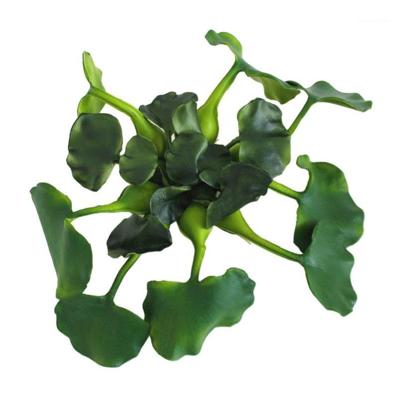 

Decorative Flowers & Wreaths Artificial Plants Water Hyacinth Green Plant Grass Fake Underwater Fish Tank Decor Pool Planter Decoration 41, As pic