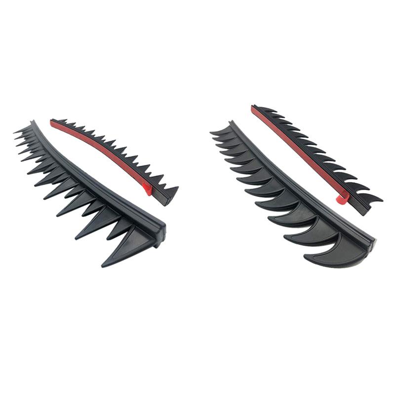 

Reflective Motorcycle Helmet Mohawk Spikes Rubber with Red Helmet Decals(Helmet Not Included, As shown