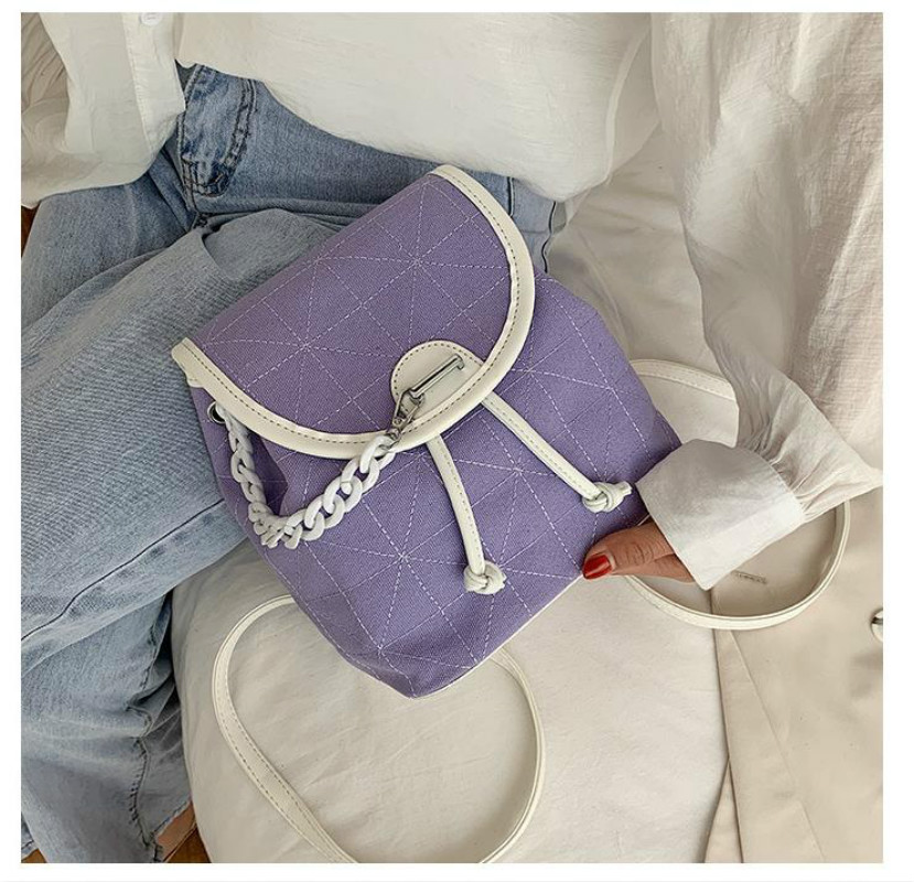 

HBP bag Canvas small square bag fashion women backpack new arrival Youth girl backpack hot and popular style best selling, Blue