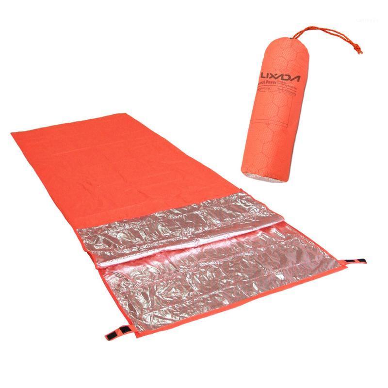 

Lixada Portable Warming Single Sleeping Bag Reflective Lock Temperature Outdoor Camping Travel Hiking Sleeping Bag 200 * 72cm1