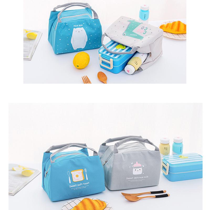 

Tote Cute Pet Portable Outdoor Convenient Picnic Bag Ice Pack Thickening Student Insulation Package Waterproof Lunch Cooler Box