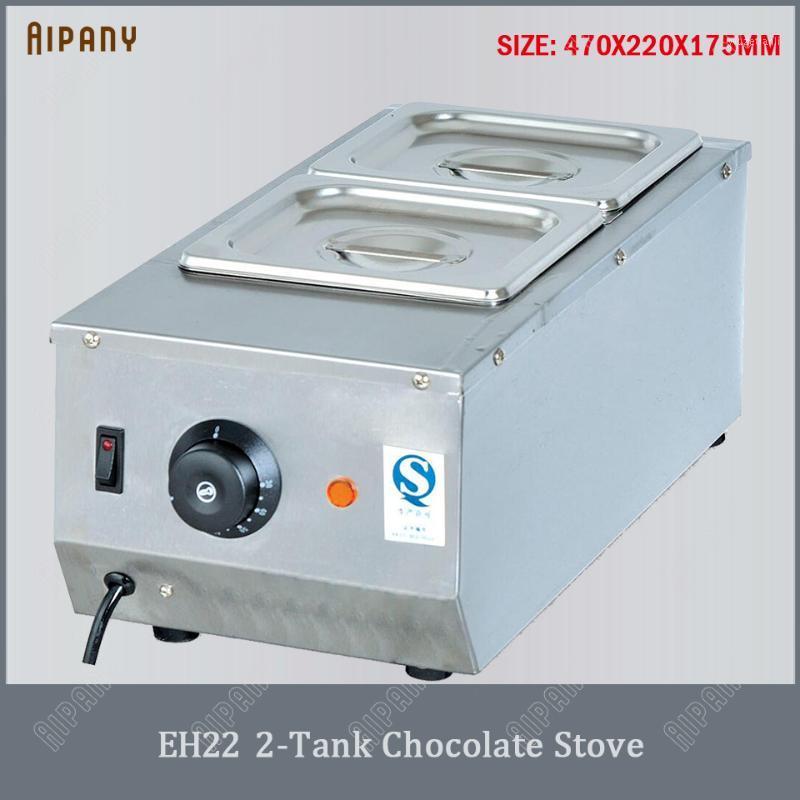 

EH22 2/3/4 tanks electric chocolate stove stainless steel chocolate melting pot oven commercial hot bain marie1