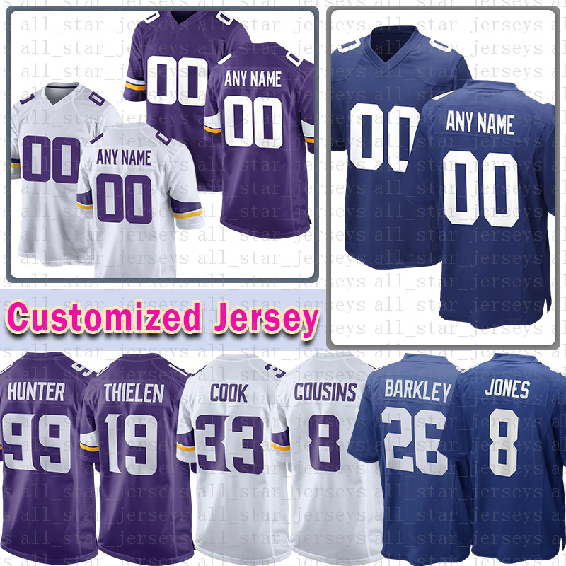 

Custom Football Jersey Lawrence Taylor Strahan John Randle Fran Tarkenton Cunningham Slayton Mark Bavaro Blake Martinez Devonta Freeman, Mens custom-juren