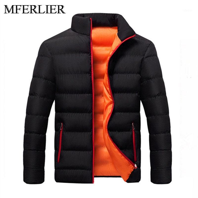

Autumn winter jackets men 5XL 6XL 7XL Bust 132cm cotton long sleeve men winter jackets1, Blue