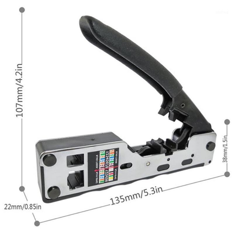 

Promotion! Combo Network Rj45 Tool Telecom Crimping Crimper For Rj45 Cat7 Cat6A Cat6 Cat5 Rj11 Rj12 Modular Plugs Metal Clips Pl1