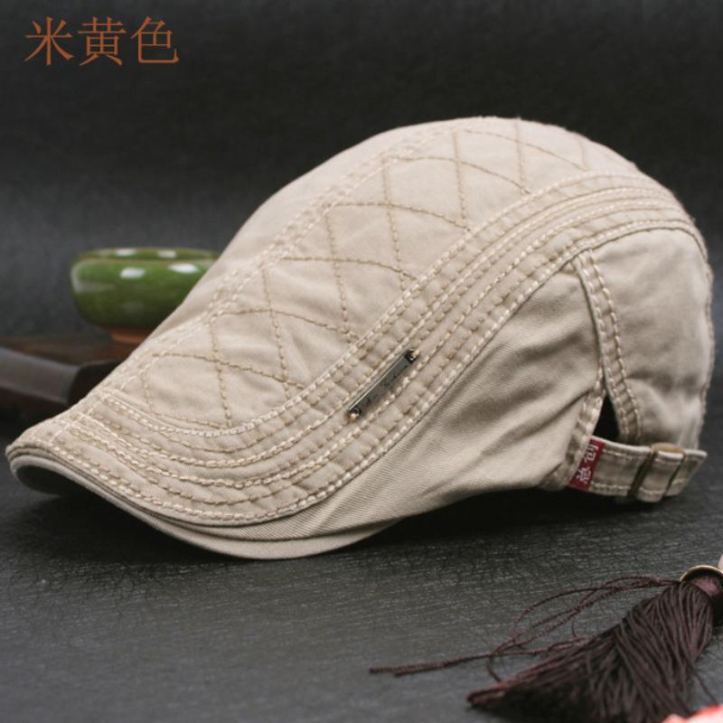 

Berets 100% Cotton Men's Gatsby Flat Cap Sboy Ivy Hat Vintage Gorras Casquette England Women Unisex Beret Male Cabbie Hats, Black