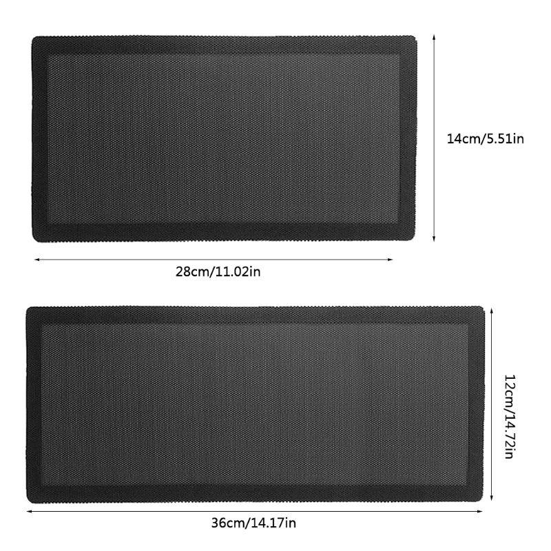 

14x28mm/12x36mm PC Chassis Cooling Dust Filter Magnetic PVC Net Guard Fan Cover