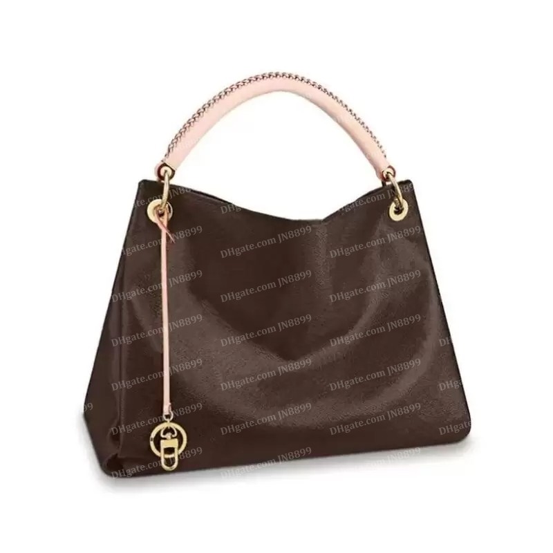 

Top Quality Fashion Designer Shoulder Bags Handbags Women Handbag Leather Lady Tote Large Capacity Bag Purse 4 Colors Choose JN8899, Brown flower