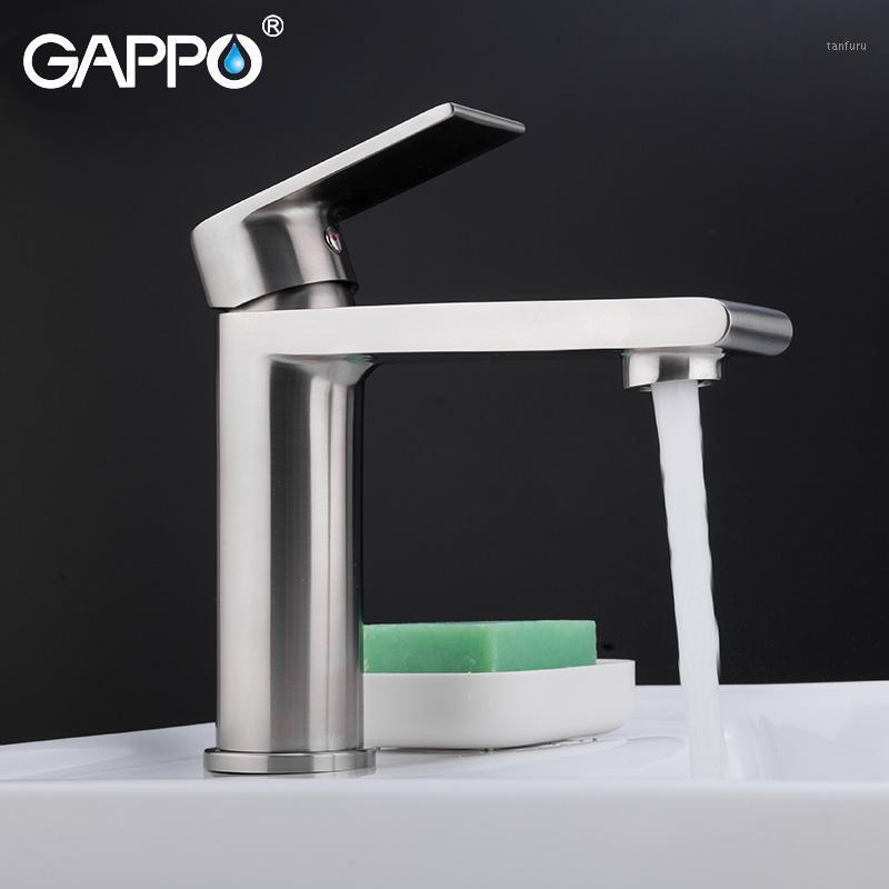 

GAPPO basin faucets mixer taps waterfall faucet stainless steel torneira bathroom sink faucet deck mounted faucets1