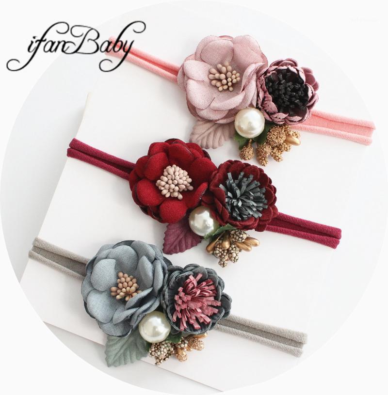 

2020 infant baby girl flower headband nylon headband elastic headwear1, 12