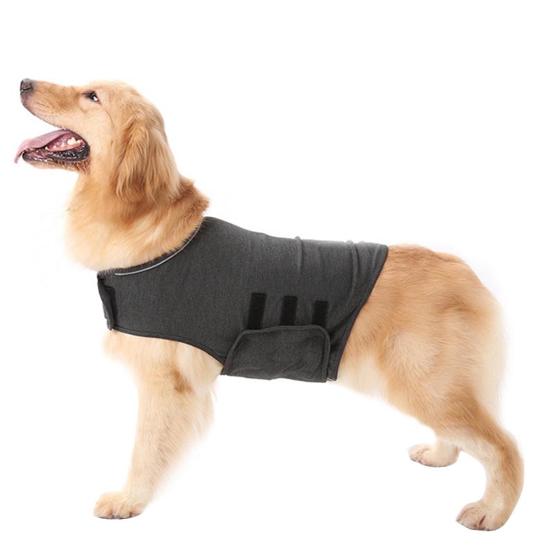 

Comfort Dog Anxiety Relief Coat Calming Stress Jacket Soft Adjustable Vest Luminous Wrap Shirt for Dogs, As pic