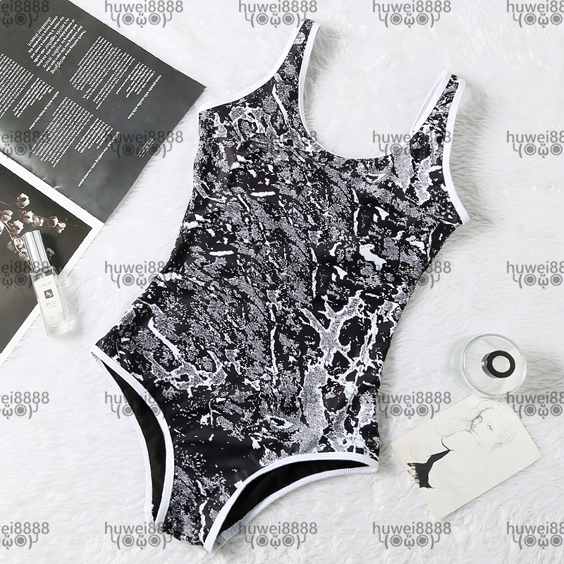 

Retro Camouflage Swimwear Hipster Padded Push Up Women's One-piece Designer Swimsuits Outdoor Beach Swimming Travel Bandage Luxury Wear