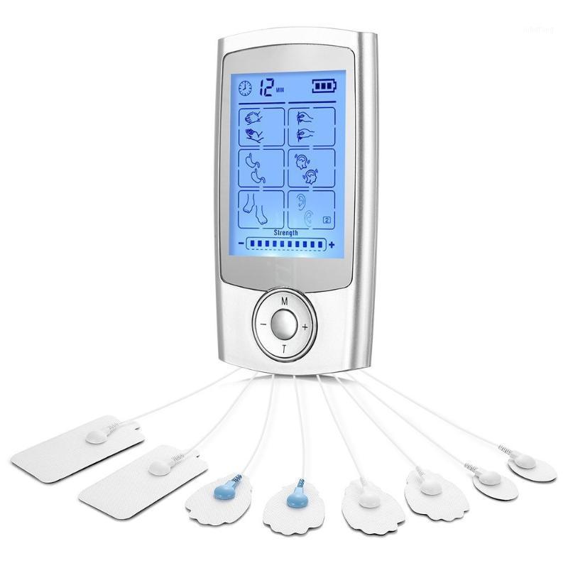 

16 dual output mode healthcare body electric massage EMS muscle stimulator dozens of electronic pulse physiotherapy massagers1