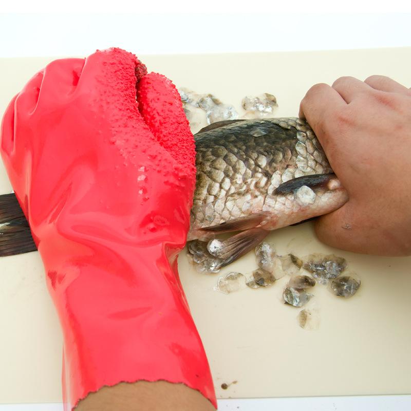 

Japan Creative Peeled Potato Cleaning Gloves Kitchen Vegetable Rub Fruits Skin Scraping Fish Scale Non-slip Household Glove