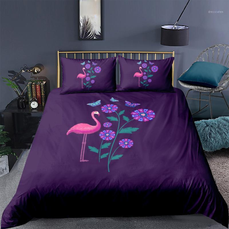

3D Animal Design Duvet Cover Set Bedding Sets Quilt Covers Pillow Cases Full  Double Single Size Flamingo Custom Bedclothes1, Nyy126
