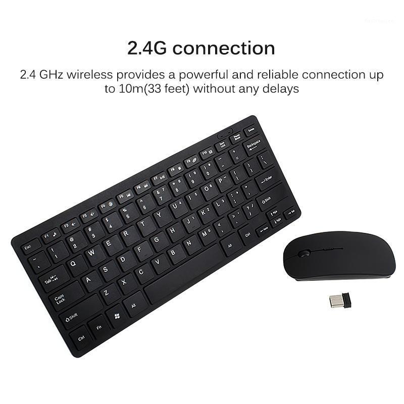 

Wireless keyboard And Mouse Set 2.4 Ghz stable connection For office home travel presentation wireless mouse keyboard1