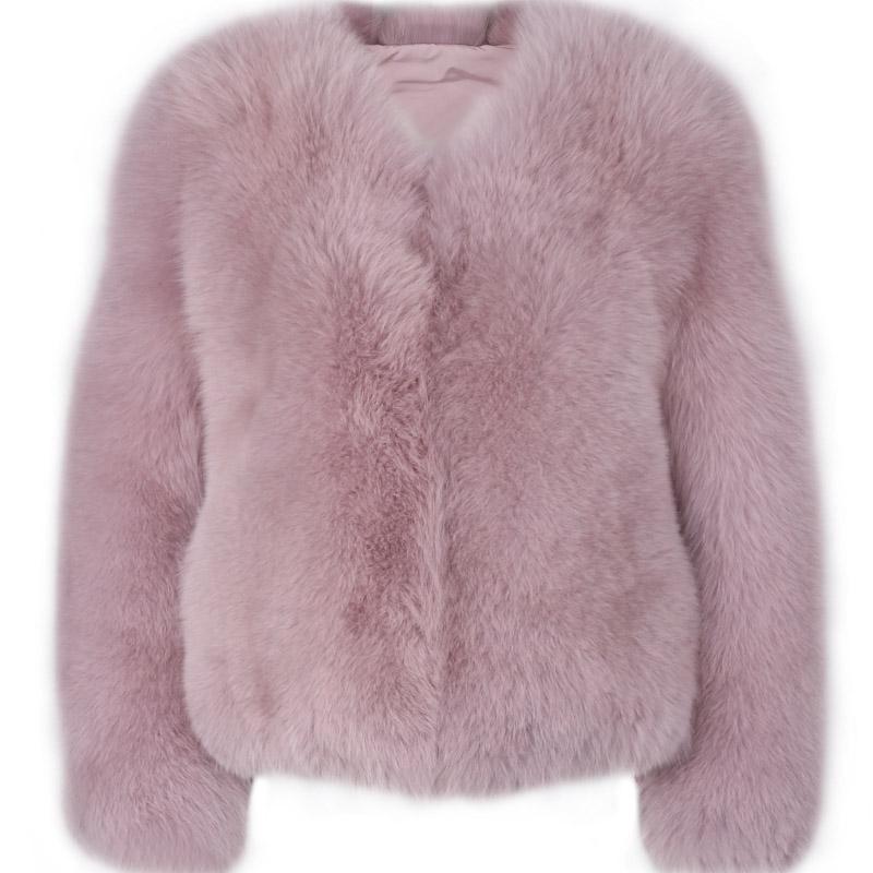 

natural lady women real jacket winter full pelt fur coat, As picture