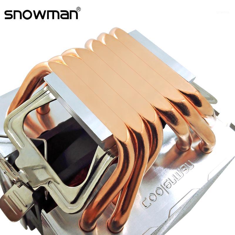 

SNOWMAN 6 Heat Pipes CPU Cooler RGB 90mm PWM 4Pin PC quiet for Intel LGA 775 1150 1151 1155 1366 AMD AM2 AM3 AM4 CPU Cooling Fan1