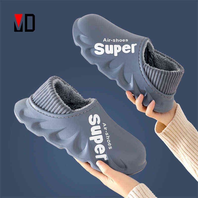 

In the autumn of 2021 men's and women's warm sports shoes indoor and outdoor plush cotton waterproof and anti-skid, White