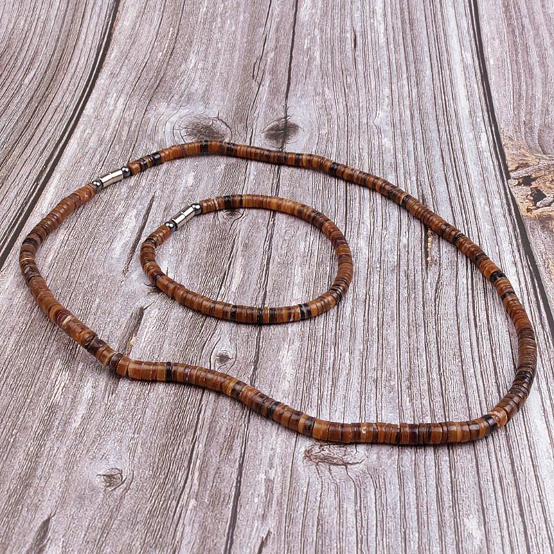 

Shell Necklace for Men & Women, Beach Pooka Necklace, Hawaiian Surfer Jewelry