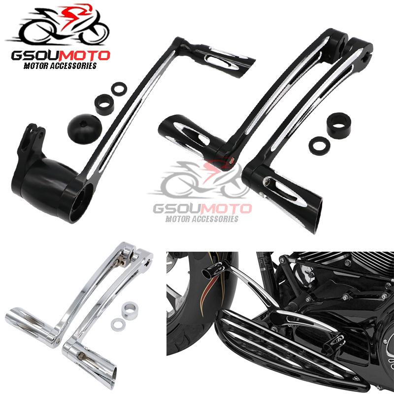 

Motorcycle Brake Arm Kit Heel Toe Shift Lever Shifter Foot Pegs Pedal For Touring Softail Street Electra Glide Road King