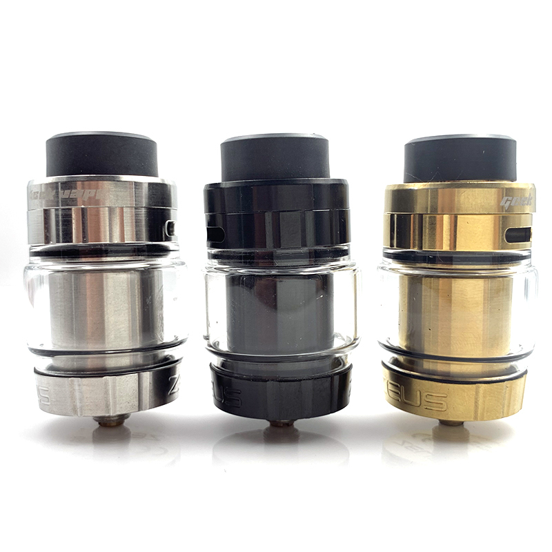 

New GeekVape Zeus Dual RTA 4ml 5.5ml Glass Tube Tank Atomizer Top Airflow Leak Proof Single Dual Coil Building E Cigarette Zeus X