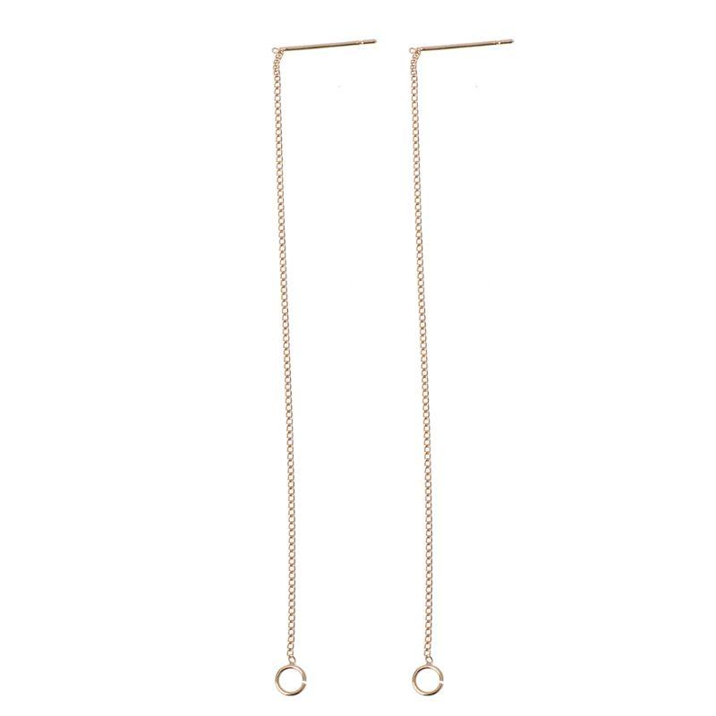 

DIY Ear Wire Thread With Jump Ring 3.5" Dangle Earring Connectors Jewelry Making