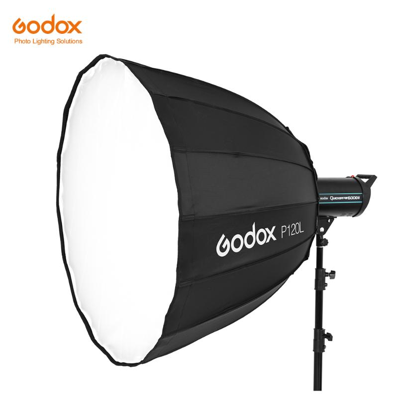 

Godox Portable P120L 120CM P90L 90CM Deep Parabolic Softbox Bowens Mount Studio Flash Speedlite Reflector Photo Studio Softbox